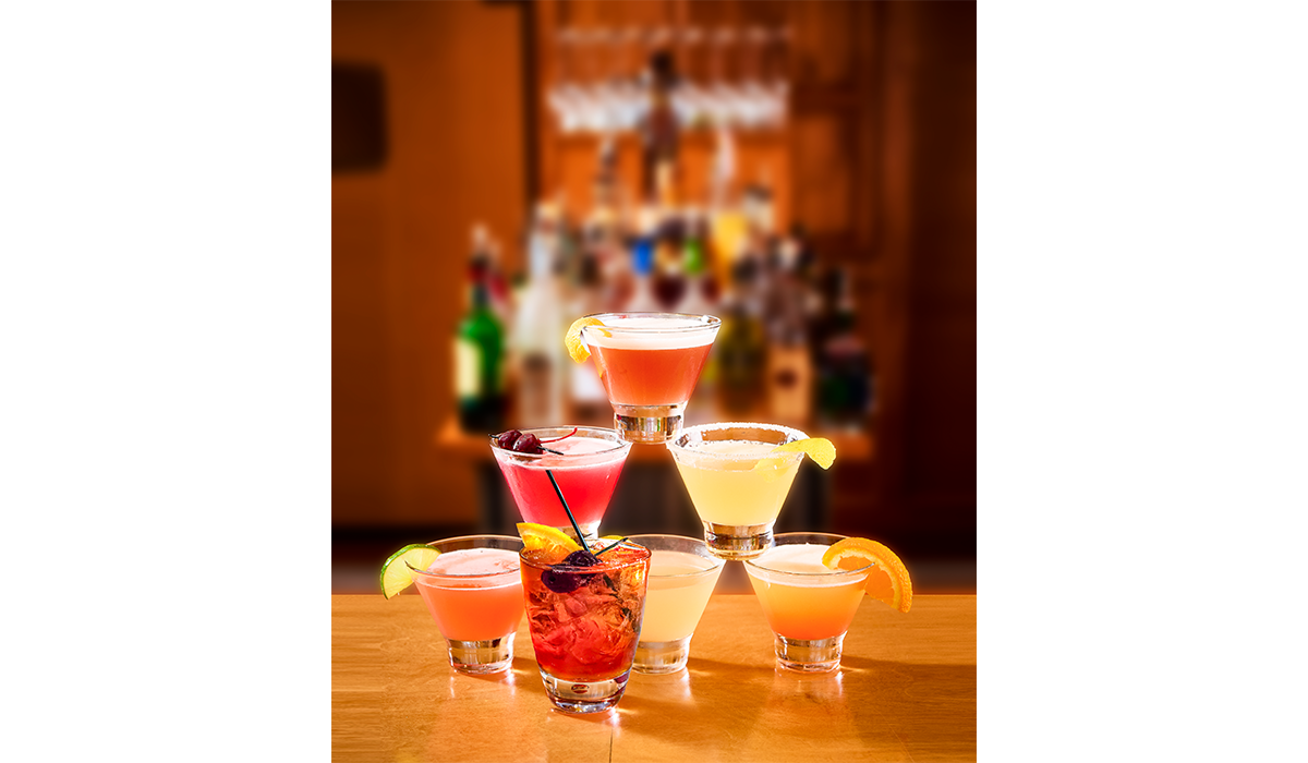 Handcrafted cocktails made from scratch.